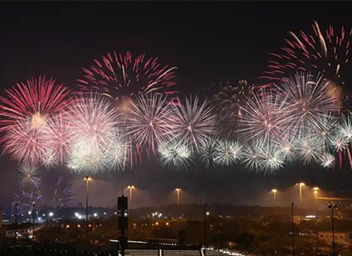 靖西市焰火晚会